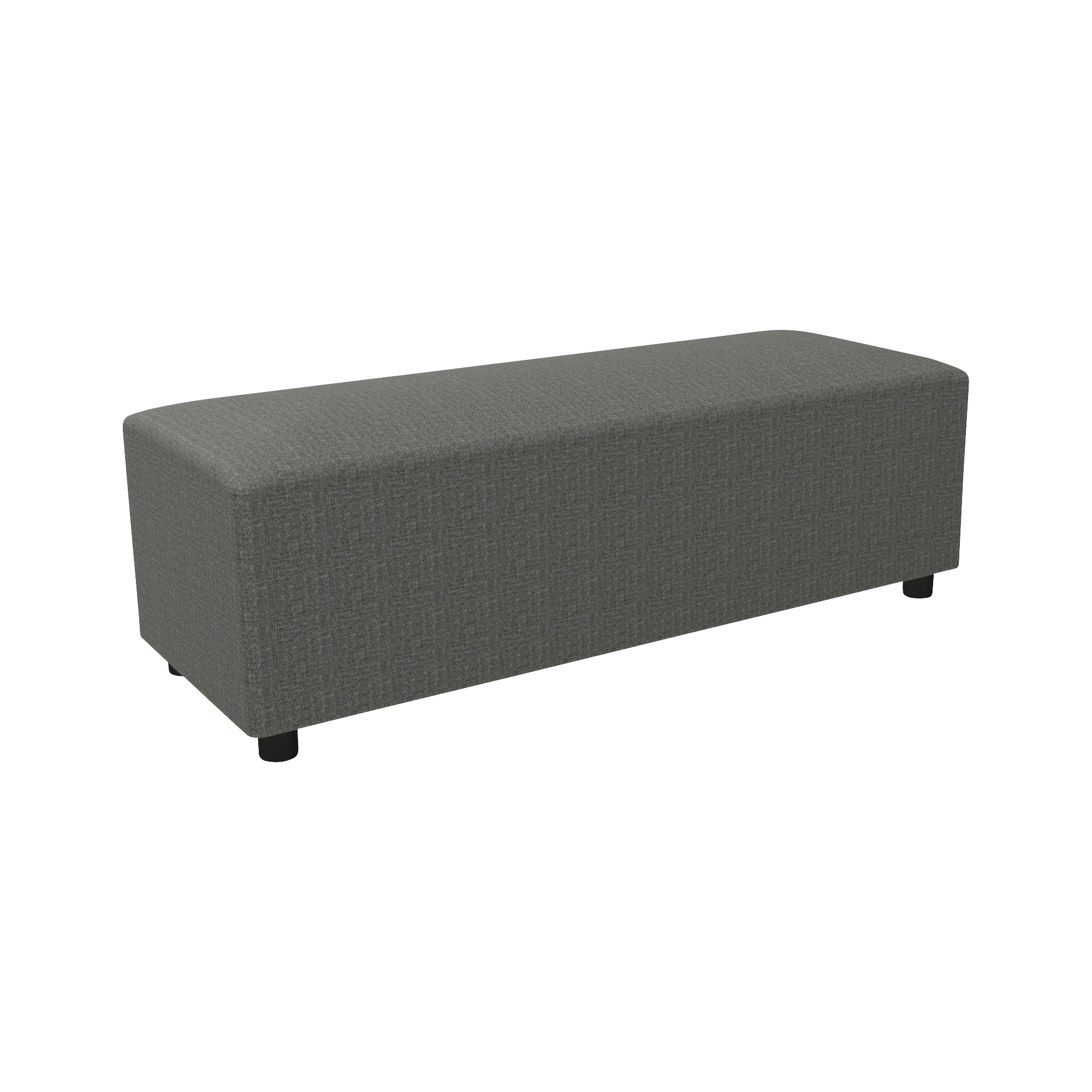 upholstered office bench on wheels