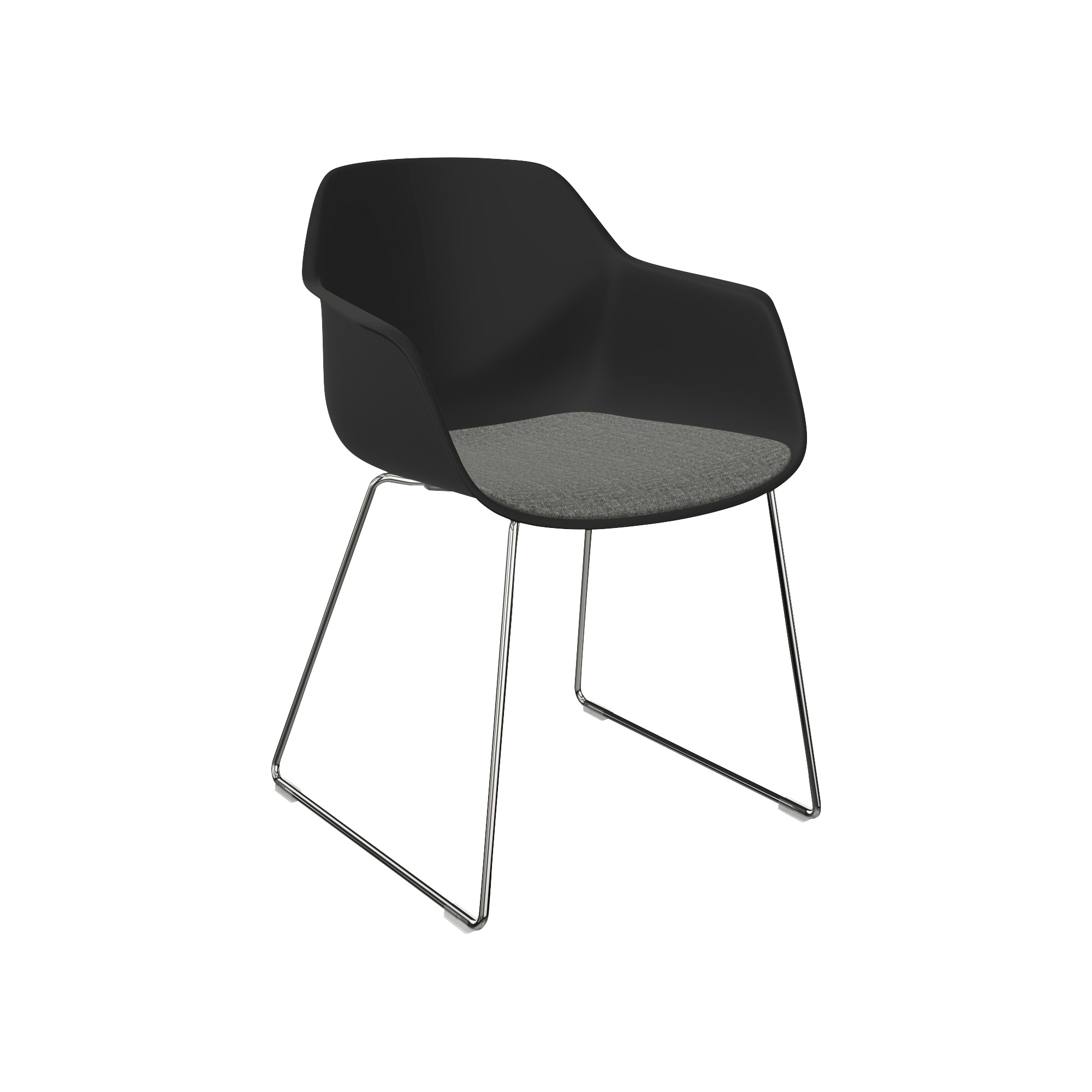 A designer desk chair