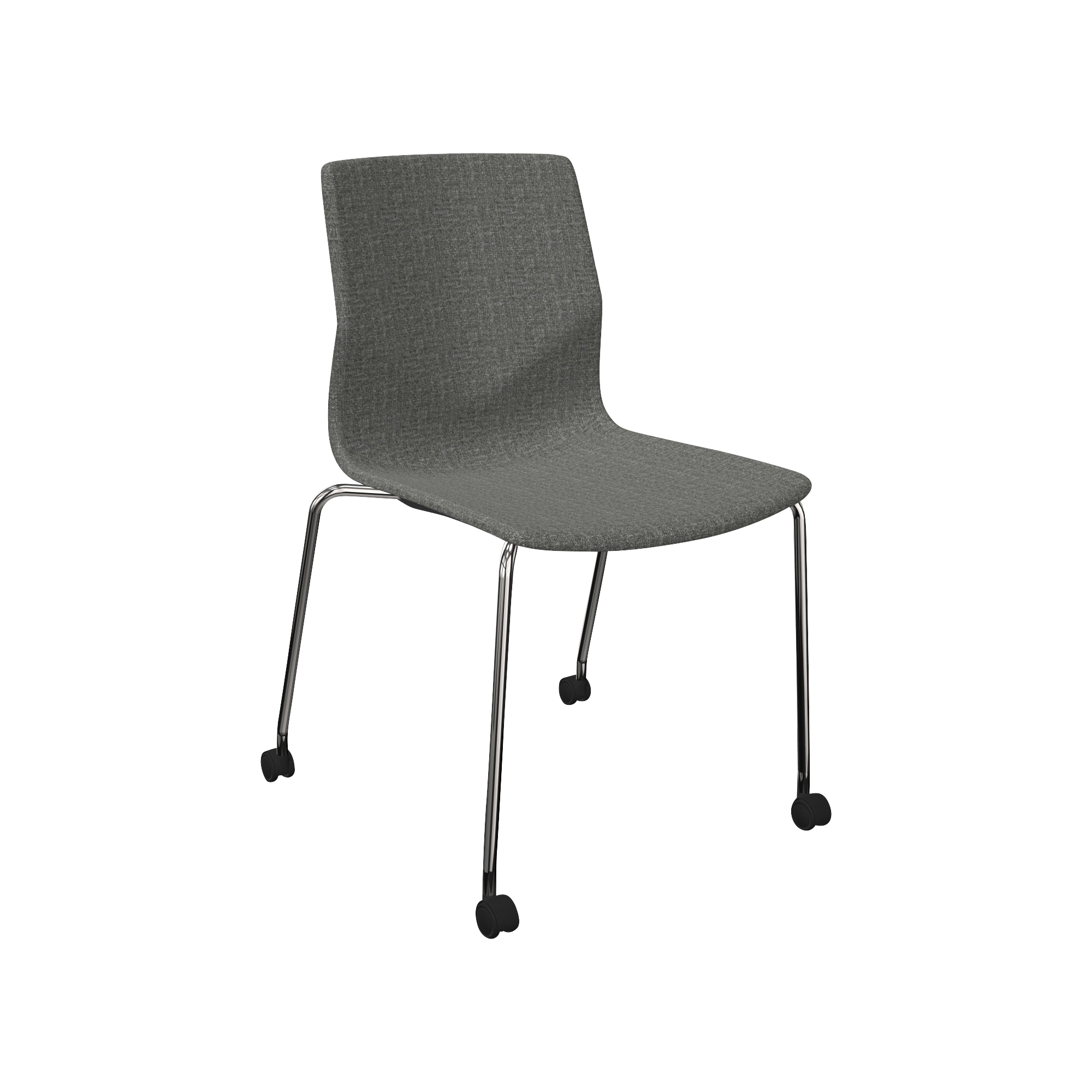 designer office chair with metal legs