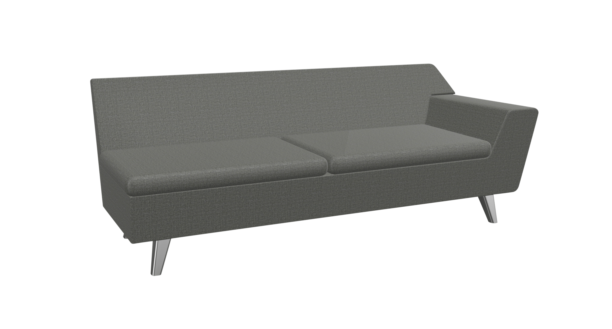office sofa end section