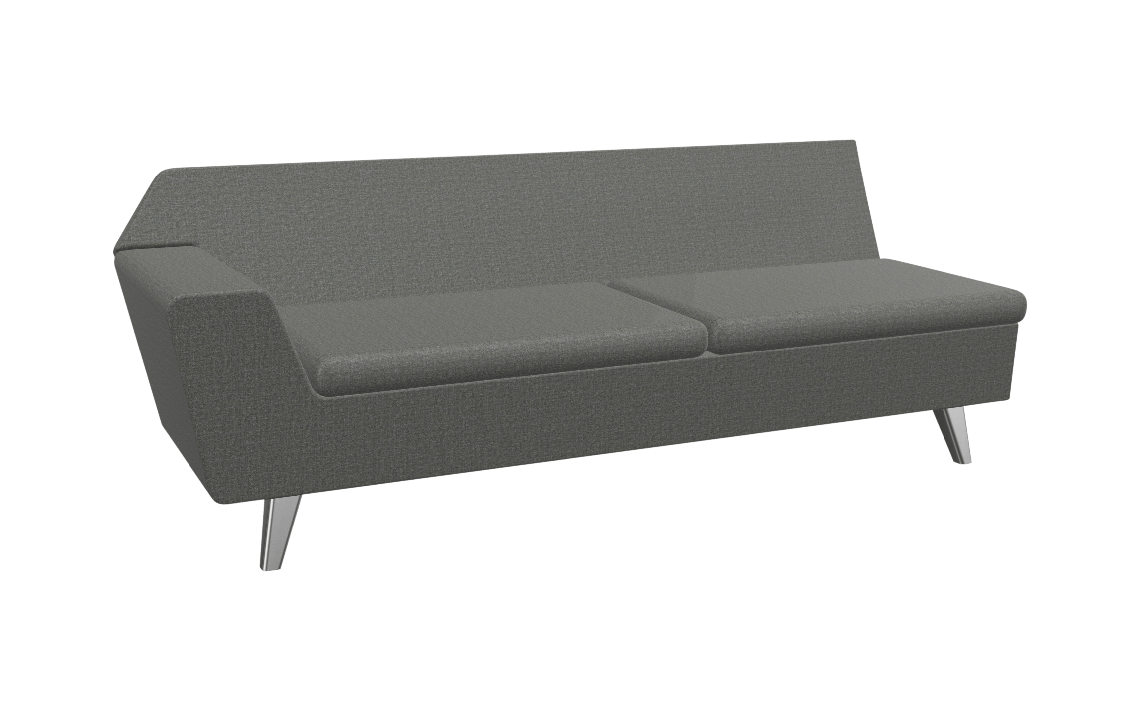 office sofa end section
