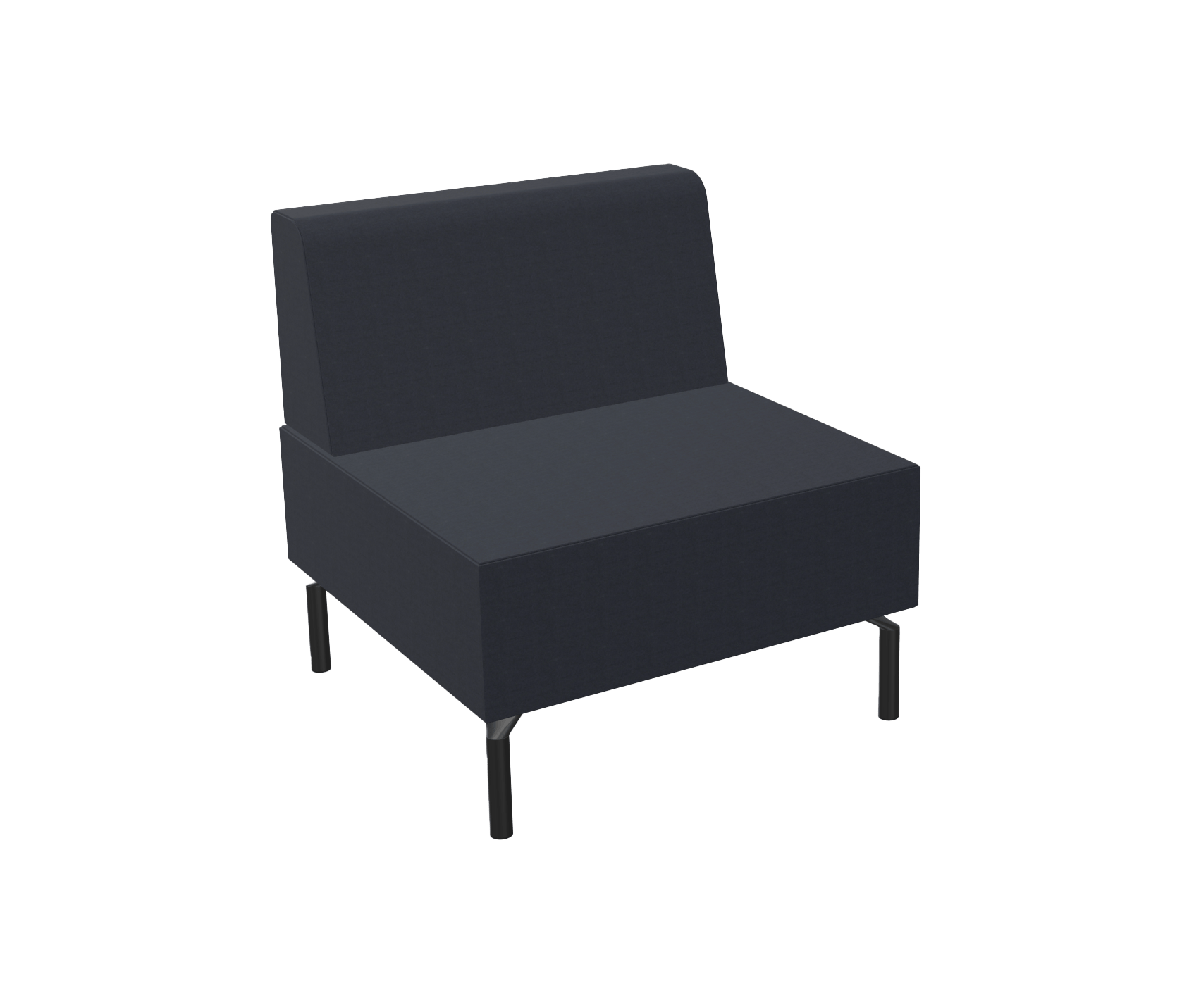 black office lounge chair
