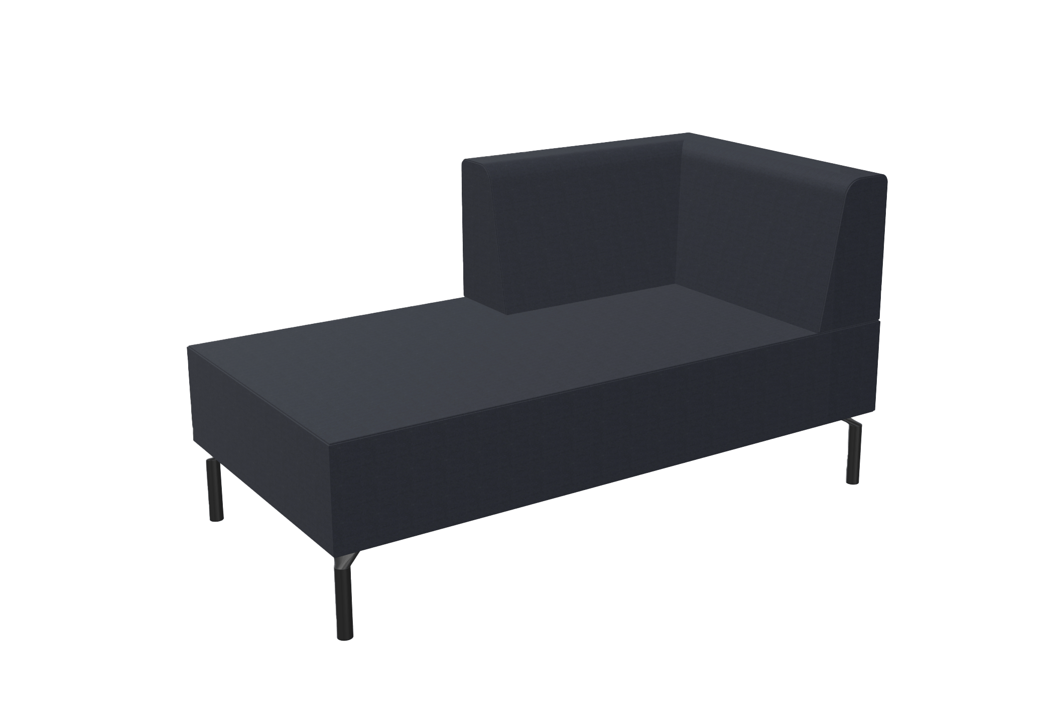 black office sofa