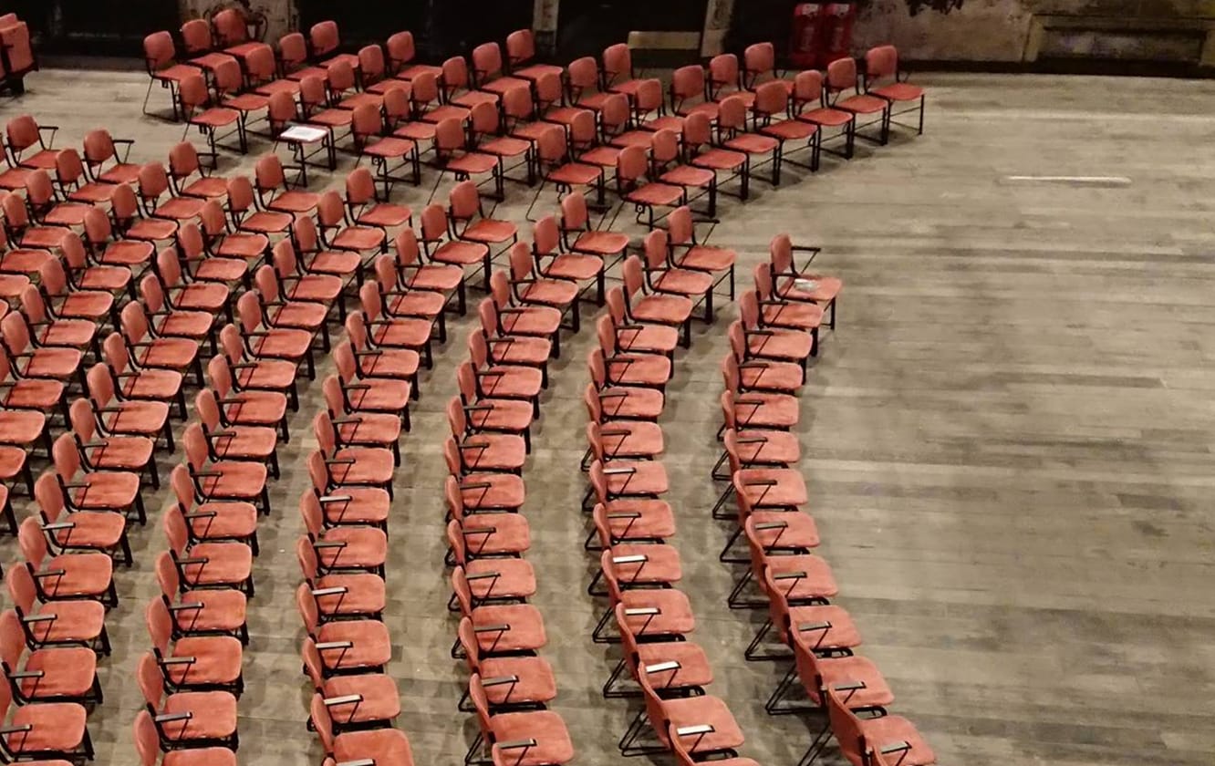 Race Furniture Stanway Stacking Seats at Alexandra Palace Theatre