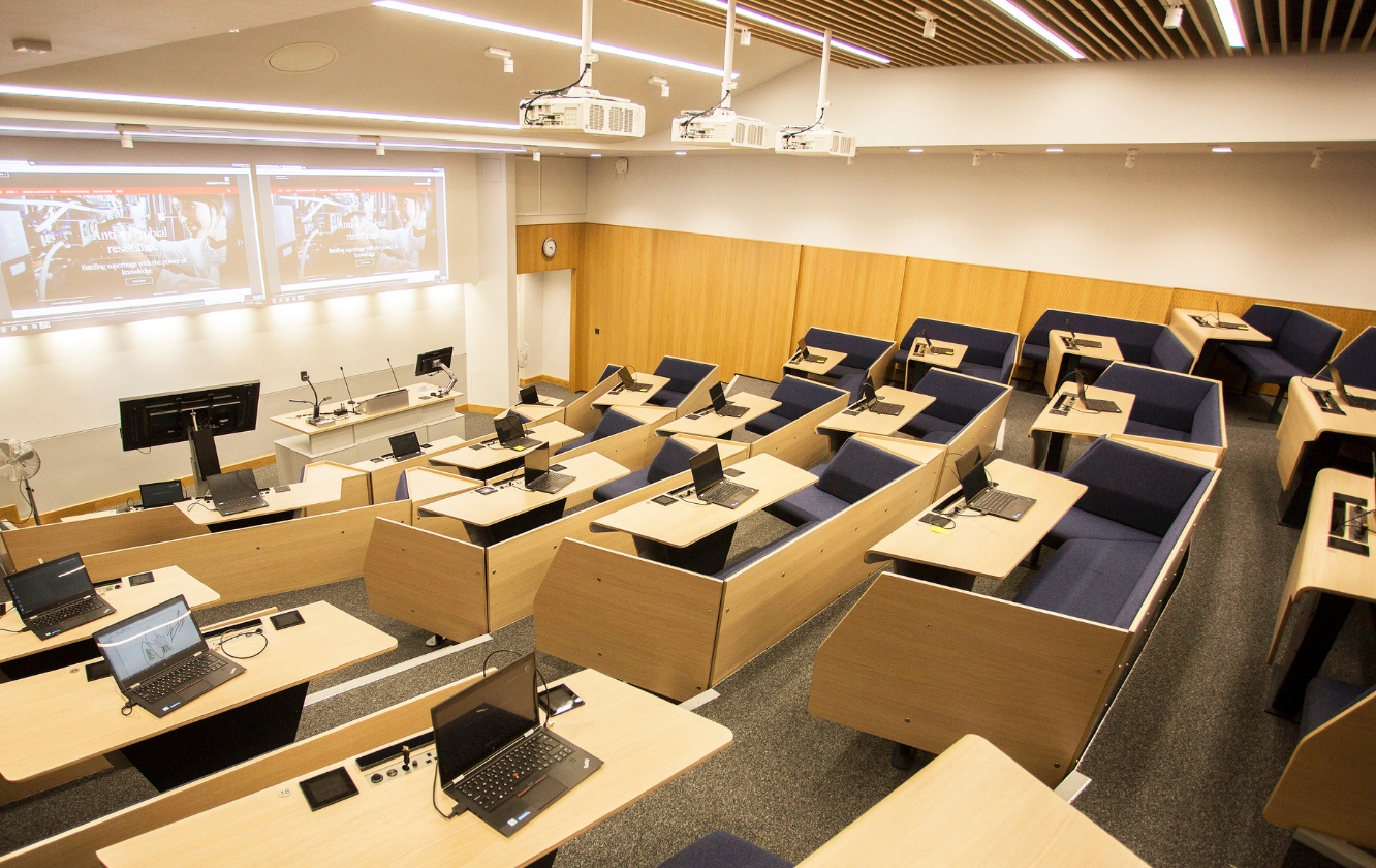 Connect seating at University of Leeds Dental Lecture Theatre