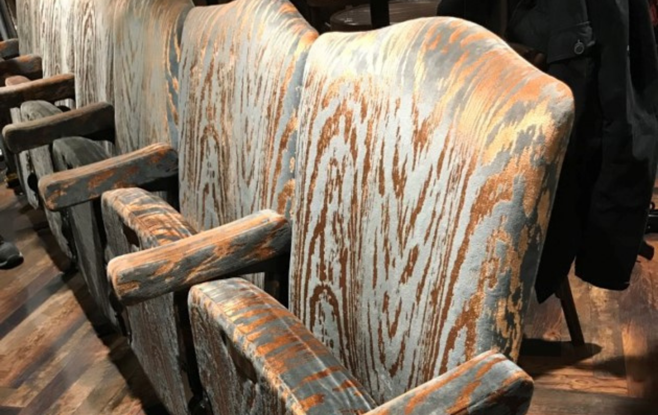 detail of bespoke chair