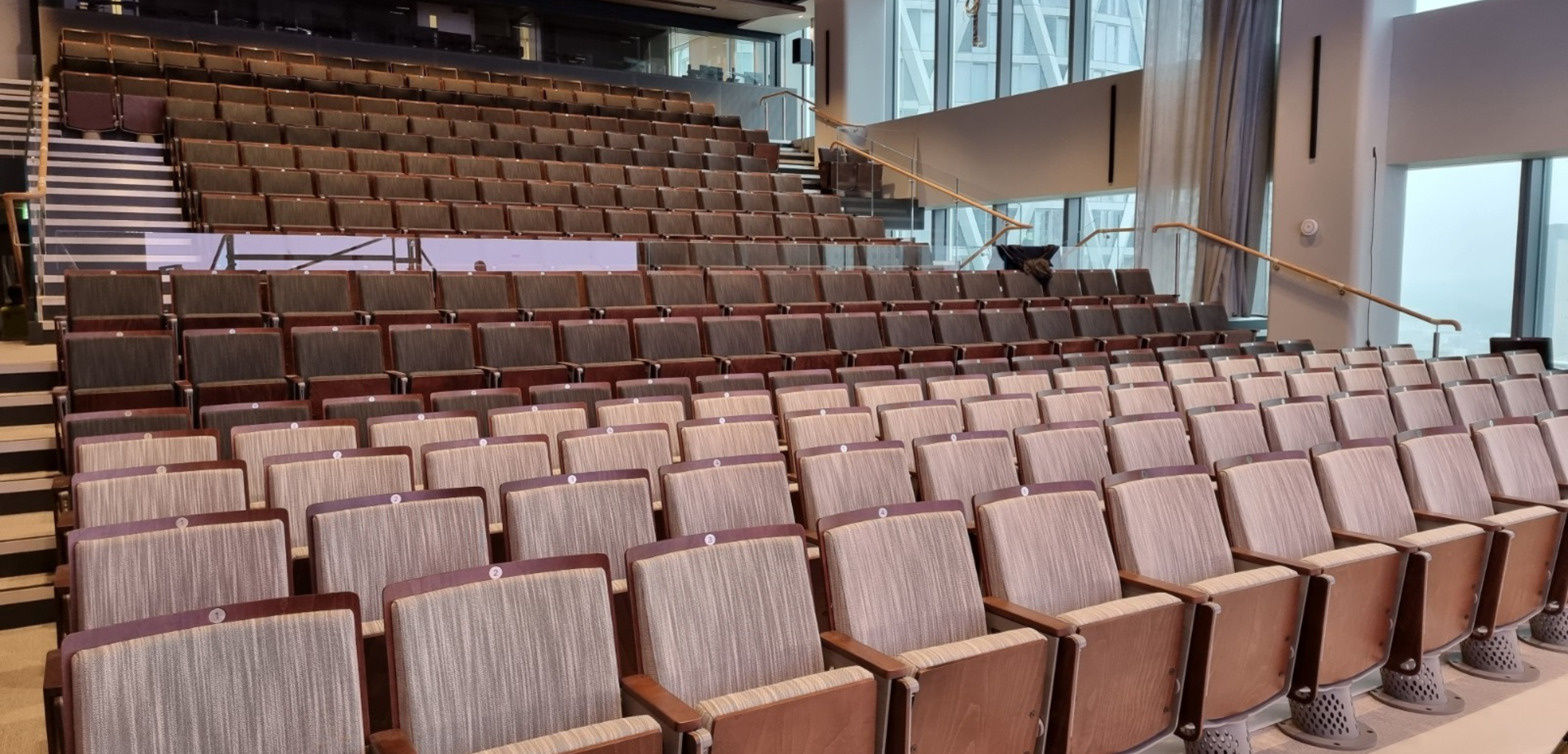 Auditorium Seating by Race Furniture for EBRD Canary Wharf